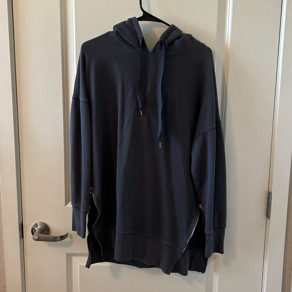 Navy Aerie Hoodie Sweatshirt